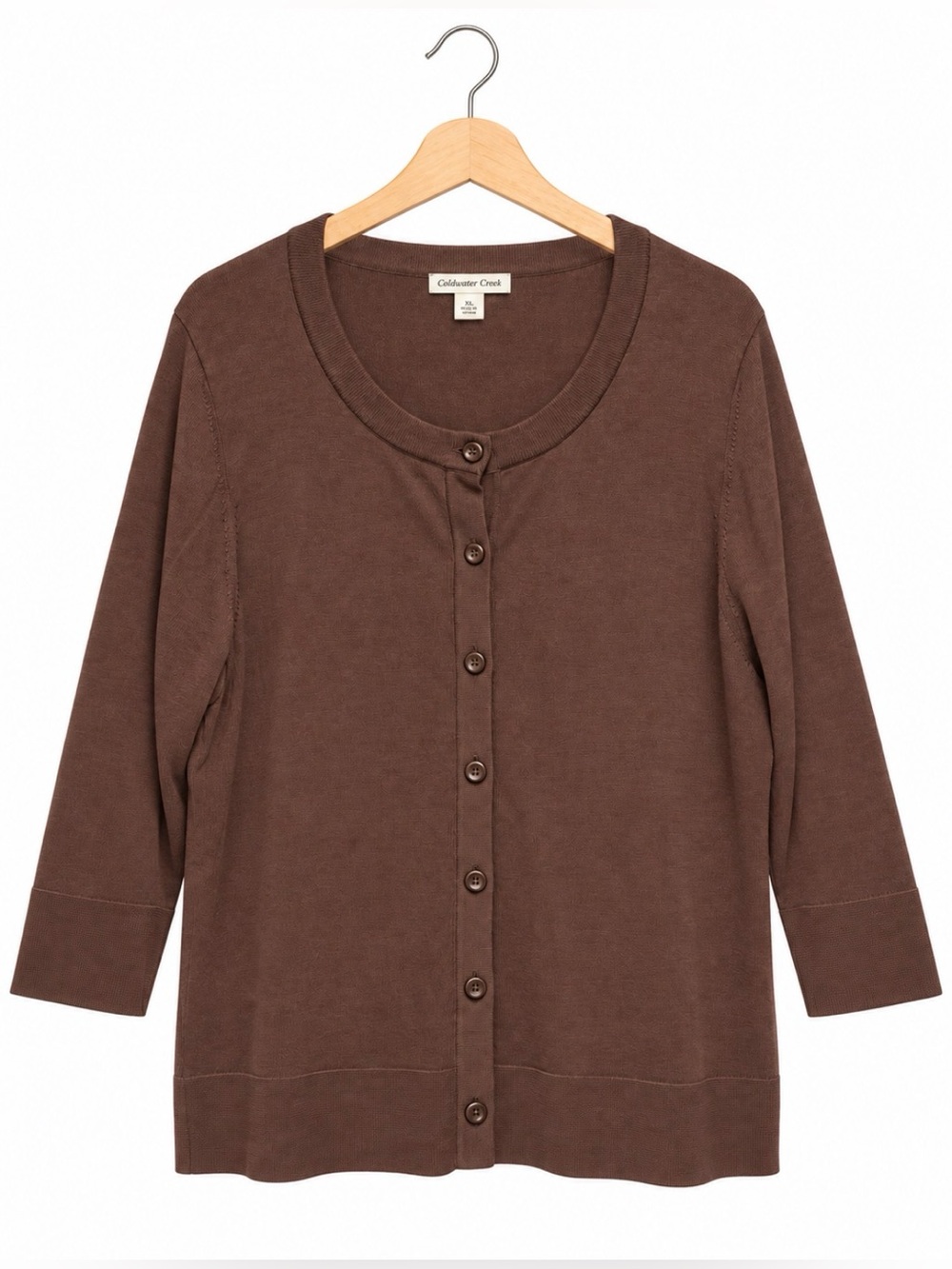Coldwater Creek brown cardigan 2X NWT